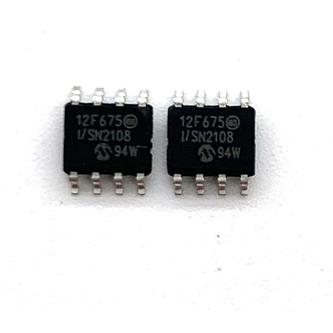 2PCS PIC12F675 PIC12F675 I SN SOP8 8 Bit Microcontrollers MCU CMOS