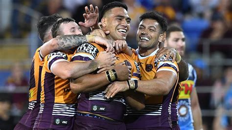 Nrl Highlights Gold Coast Titans V Brisbane Broncos Round Youtube