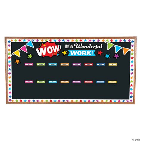 Wow Work Wall Bulletin Board Set 62 Pc