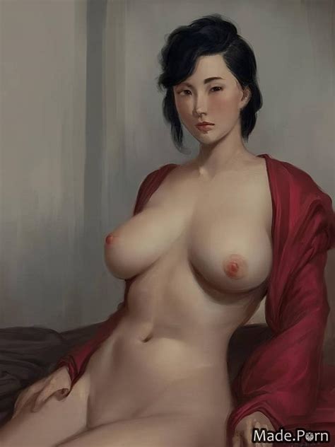 Porn Image Of Mongolian Serious Black Hair Slicked Hair Bedroom Oil