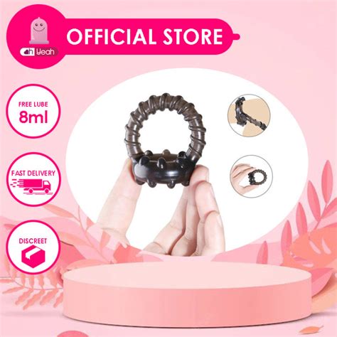 Reusable Erotic Men Cock Ring Double Delay Ejaculation Sex Toys Lazada PH