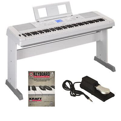 Yamaha DGX-660 Portable Grand Digital Piano - White BONUS PAK ...