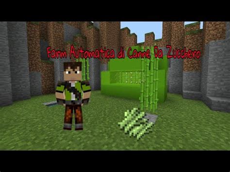 FARM DI CANNE DA ZUCCHERO AUTOMATICA MCPE MCPC XBOX PS3 PS4 YouTube