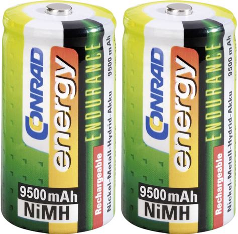 Buy Conrad Energy Endurance Hr D Battery Rechargeable Nimh Mah