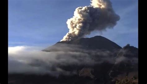 Video Presenta Una Explosión El Popocatépetl Uniradio Informa