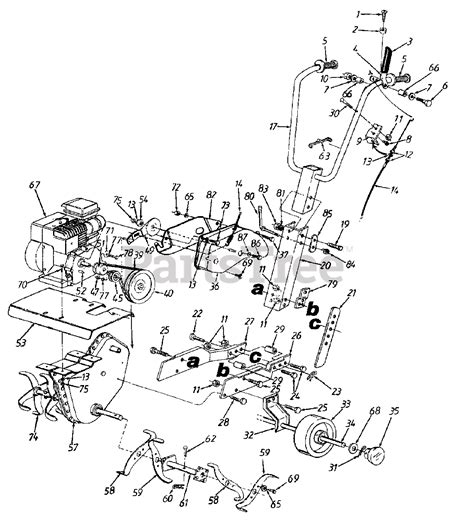 Yard Machine Tiller Parts Diagram - alternator