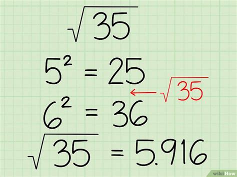 Comment Calculer Une Racine Carr E La Main Wikihow