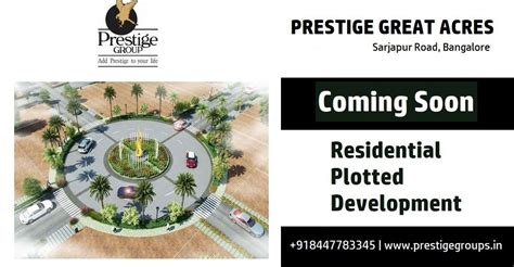 Prestige Great Acres At Sarjapur Bangalore The Prestige Cool Names