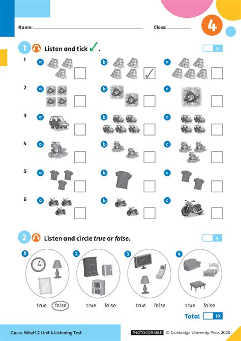 Photocopiable Cambridge University Press Unit 9 Quiz 7
