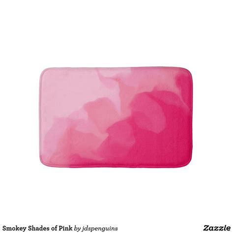 Smokey Shades of Pink Bath Mat | Zazzle | Pink bath mat, Pink baths, Small bath mat