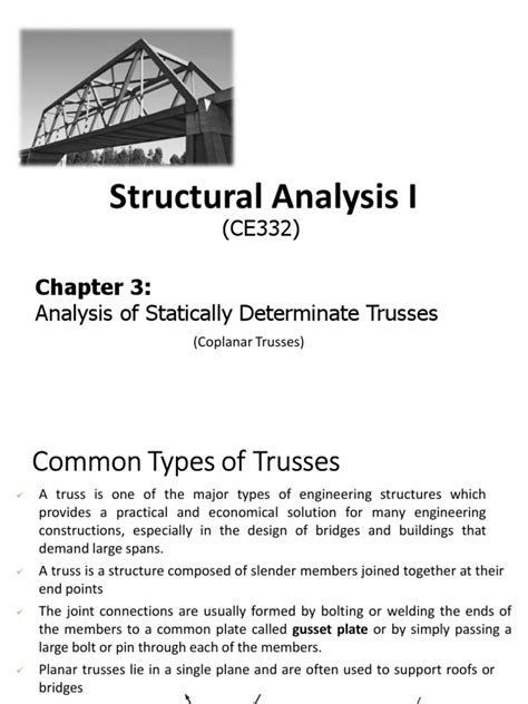 Structure 1 - Chapter 3 | PDF | Truss | Force 