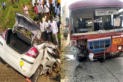 Maharashtra Accident Car Of Pilgrims Returning From Tulja Bhavani