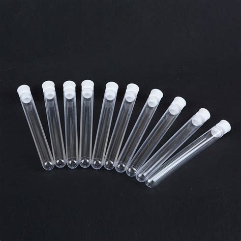 Stuks Clear Plastic Test Tube Transparante Rond Grandado