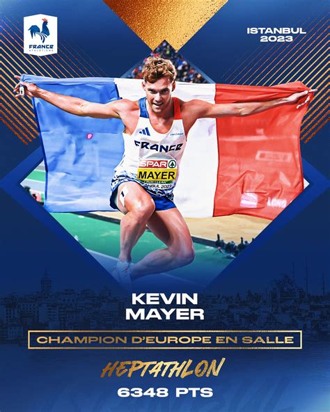 Championnats D Europe Indoor Kevin Mayer Encore En Or U Run