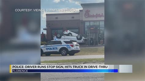 Driver To Be Charged After Going Airborne Crashing Into Truck In