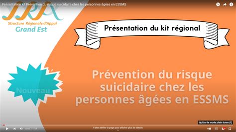 Kit Prévention du risque suicidaire chez les personnes âgées en ESSMS