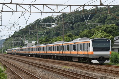 2nd Train 【jr東】e233系h57編成グリーン組み込みが12両編成で試運転の写真 Topicphotoid61035