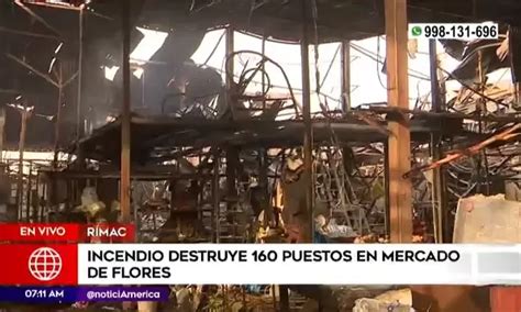 R Mac Incendio Destruy Locales Del Mercado De Flores Santa Rosa