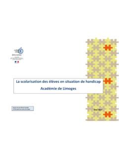 La scolarisation des élèves en situation de handicap la