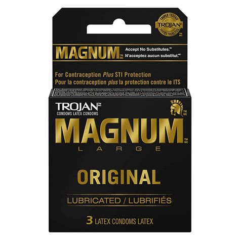 Trojan Magnum Original Condoms - 3 Pack – The Knight Moose Men's Shop