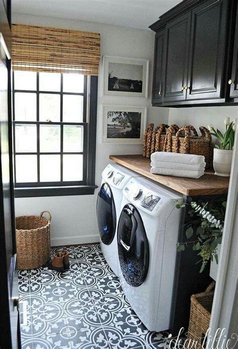 Laundry Room Cabinets {Small Space Laundry Room Area} | Small laundry ...