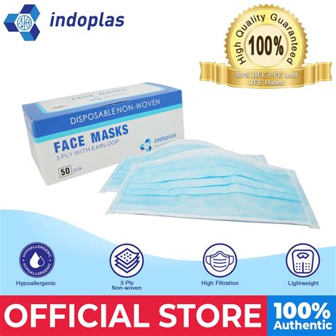 Indoplas Disposable Face Mask Ply Indoplas Philippines Inc