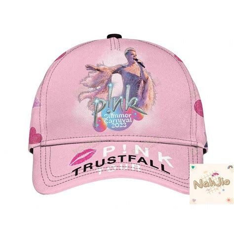 P!Nk Pink Singer Summer Carnival 2023 Tour, Pink Music Classic Cap ...