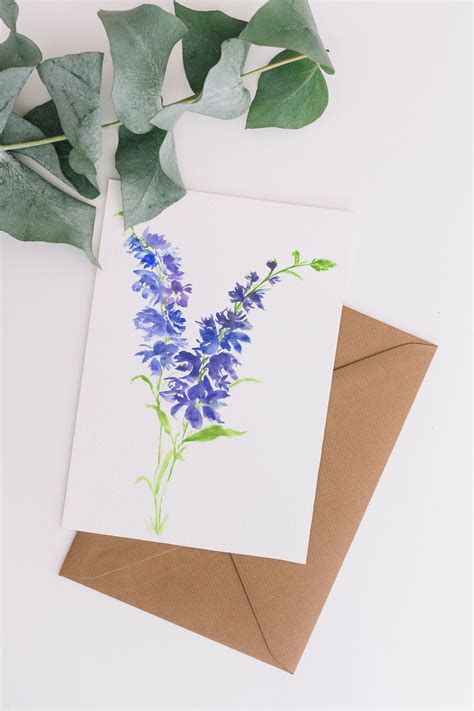 Wildflower Card Set II Floral Card Set Garden Cards Etsy