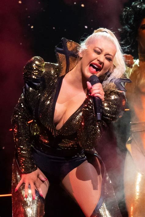 Christina Aguilera Performs The X Tour In London England