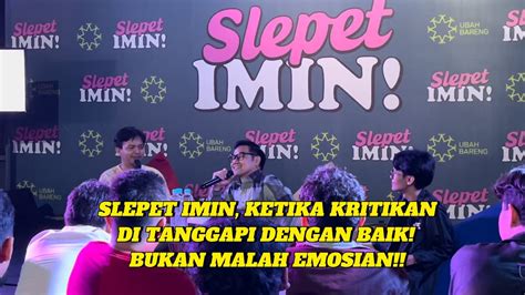 SLEPET IMIN BLAK BLAKAN MUHAIMIN ISKANDAR MENJAWABNYA YouTube