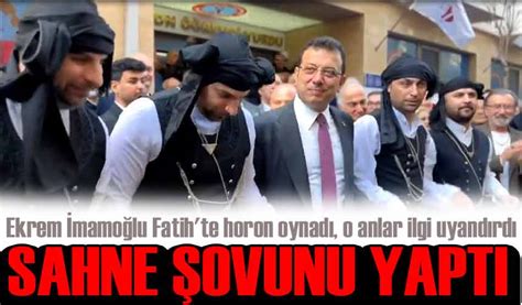 İstanbul Büyükşehir Belediye Başkanı Fatih te horon oynadı o anlar