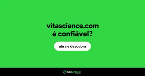 Vitascience.com é confiável? Vitascience é segura? | Site Confiável
