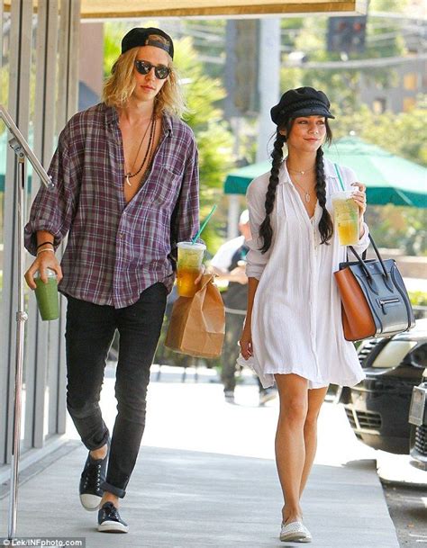 Austin Butler Reveals Chiseled Chest Alongside Vanessa Hudgens