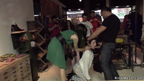 Brunette Double Penetration Public Sex