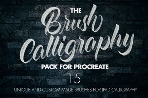 The Brush Calligraphy Procreate Pack Design Cuts