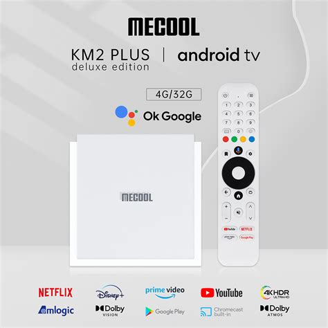 MECOOL KM2 PLUS Deluxe TV Box EU Plug