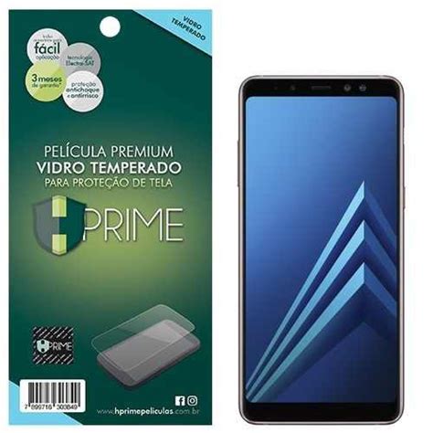 Pelicula HPrime Samsung Galaxy A8 2018 5 6 Vidro Temperado Submarino