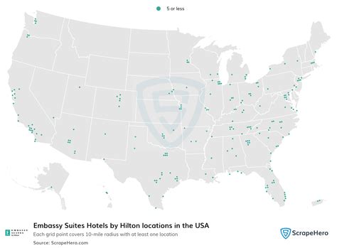 List Of Embassy Suites Hotels Locations In The Usa Scrapehero Data Store