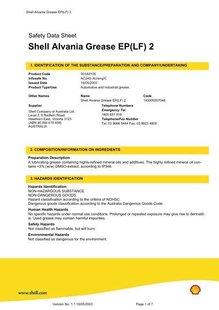 Shell Alvania Grease EP(LF) 2