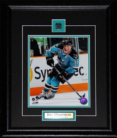 Joe Thornton San Jose Sharks X Hockey Memorabilia Collector Etsy