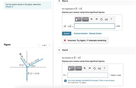 Solved For the vectors shown in the figure, determine | Chegg.com