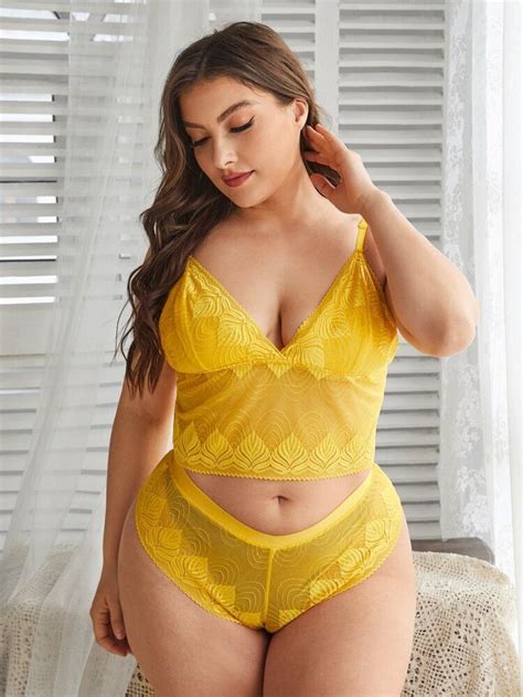 Plus Floral Lace Lingerie Set Artofit