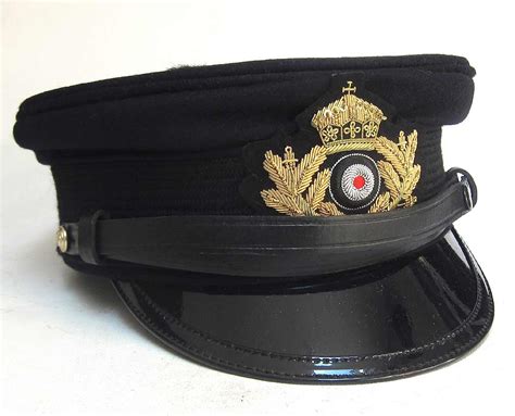 Ww1 Imperial German Naval Officer Dress Visor Cap