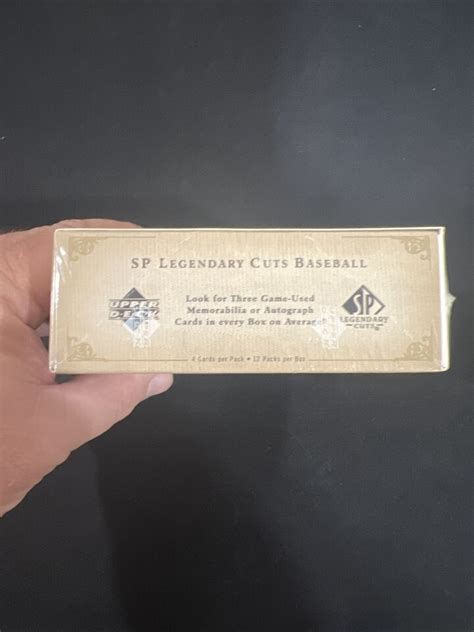 Upper Deck Sp Legendary Cuts Baseball Factory Sealed Box Packs