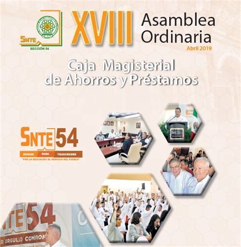 Asambleas y Acuerdos Caja Magisterial de Ahorros y Préstamos SNTE54