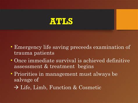 Atls Advanced Trauma Life Support Ppt