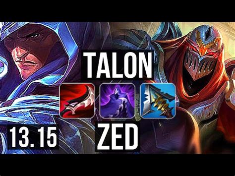 Talon Vs Zed Mid