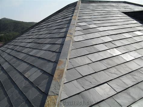 Black Slate Roofing Tile Square Shape/China Slate Roofing Tiles/Dark ...