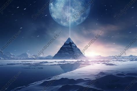 Futuristic landscape with a pyramid (3067417)