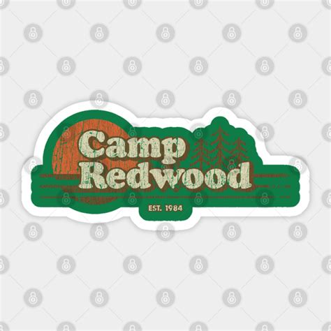 Camp Redwood 1984 - Ahs - Sticker | TeePublic